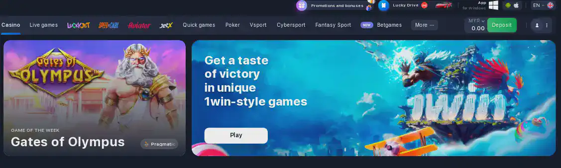 1win Online Games